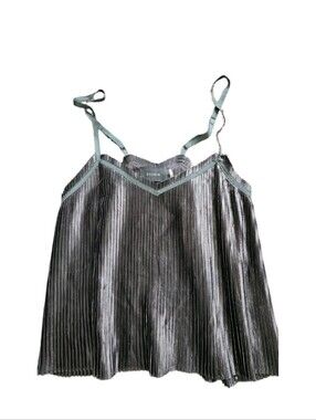 Storia Women's Accordian Style Tank Top Size Large